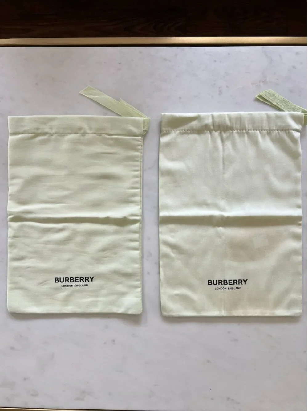 Authentic Burberry London England Dust Bags - Set of 2